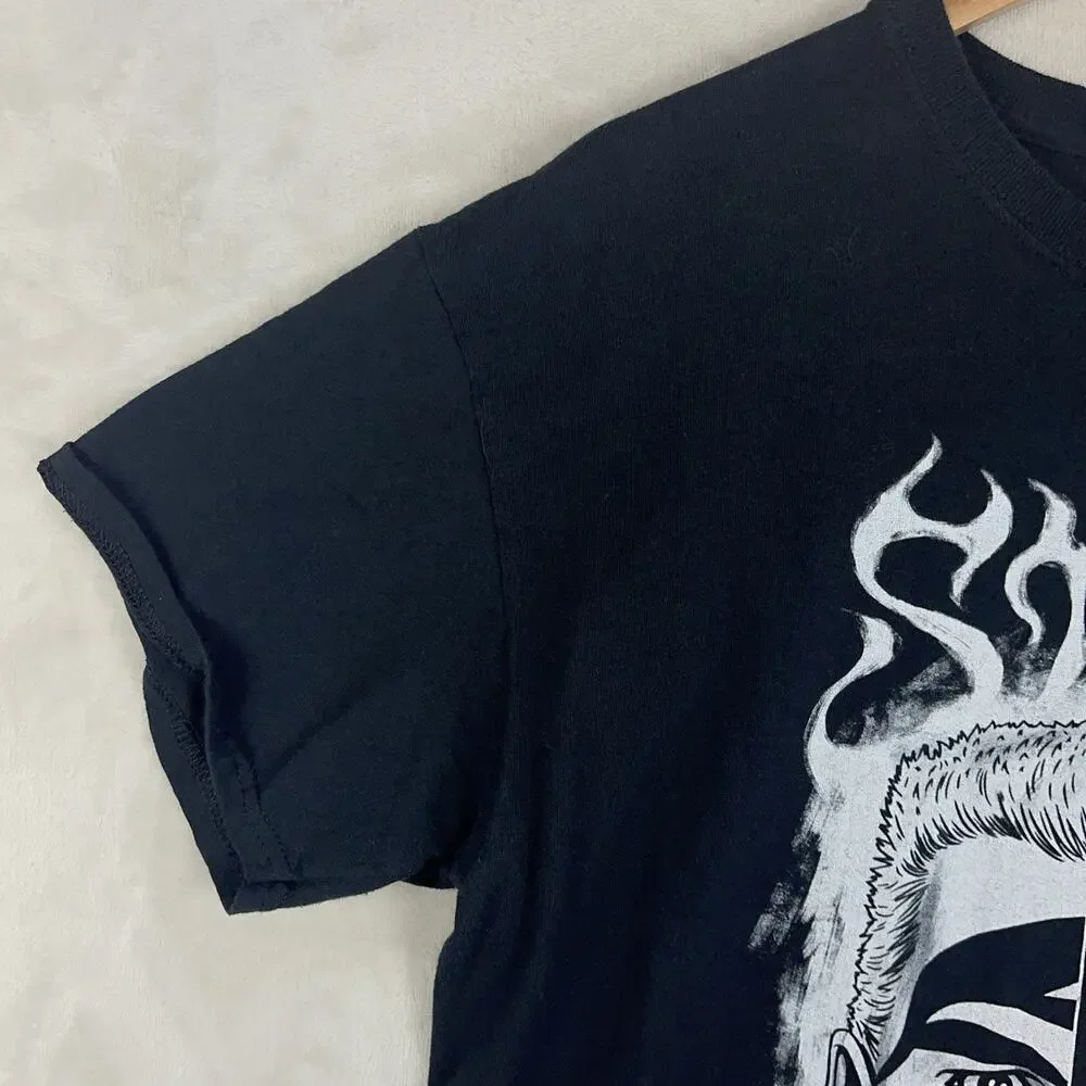 WWE Sting White Warrior Split Face Shirt 2017 Wrestling T Shirt Tee Men's Large - Picture 4 of 9